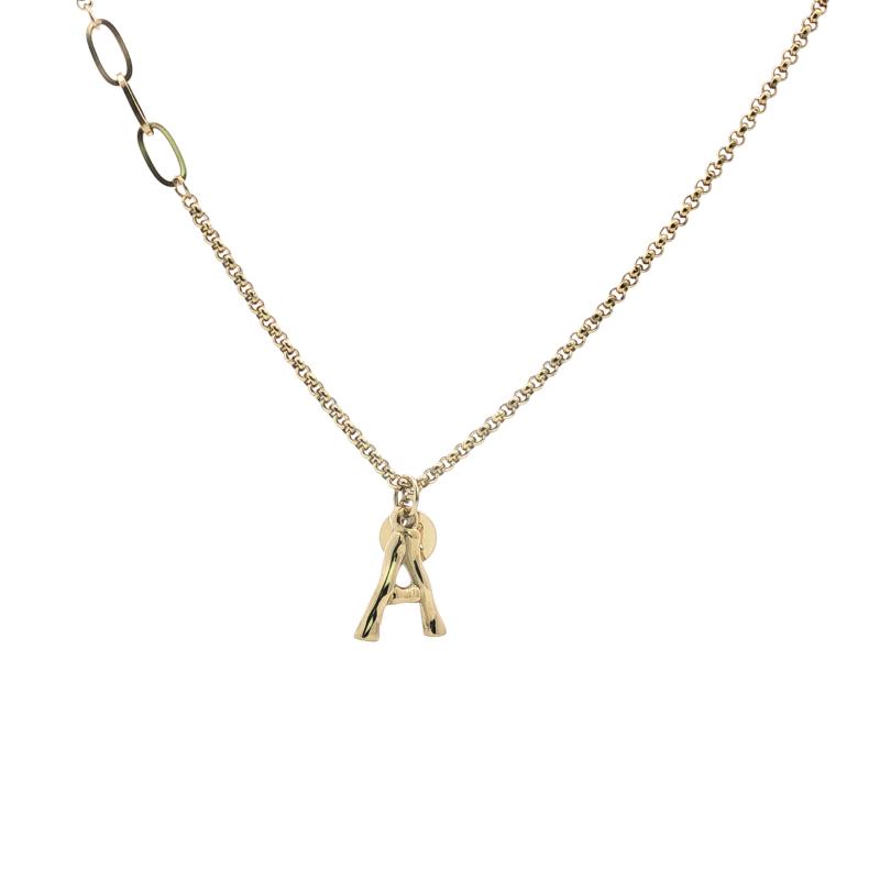 Bamboo English Letter Necklace