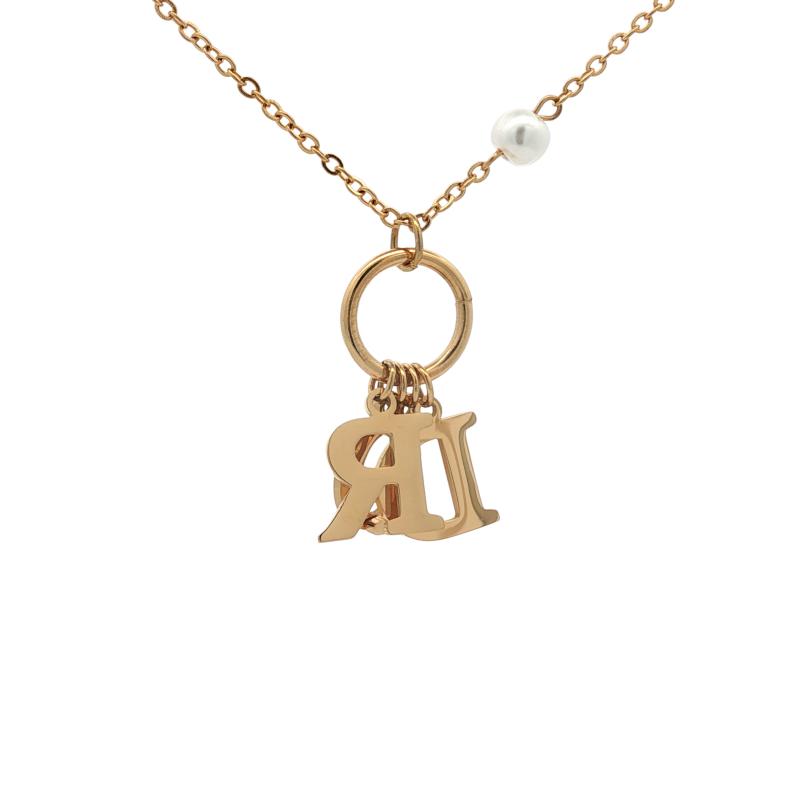 C&D - Logo w Pearl Necklace