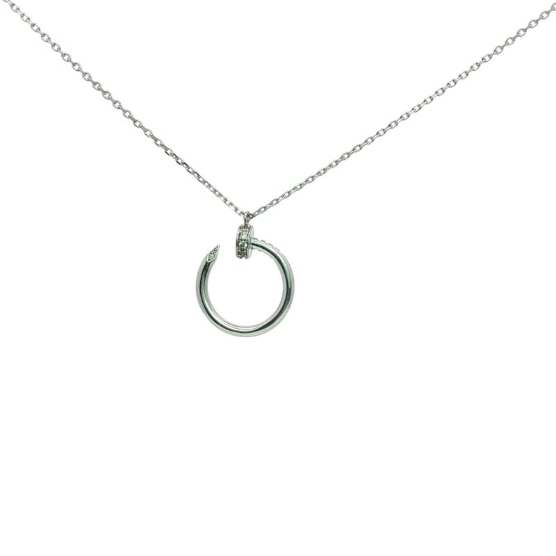 CAR - Nail w Stones Necklace