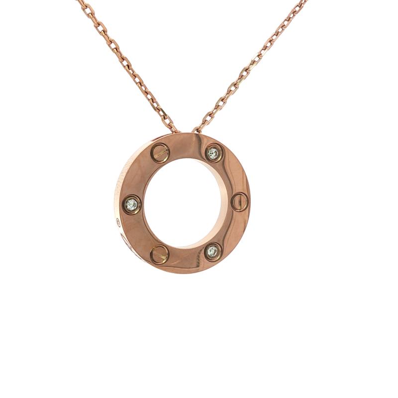 CAR - Big Alt Stone Love Necklace