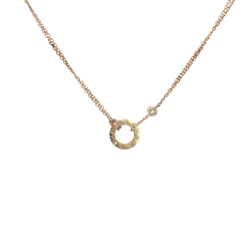 CAR - Med Love w D2 Chains Necklace