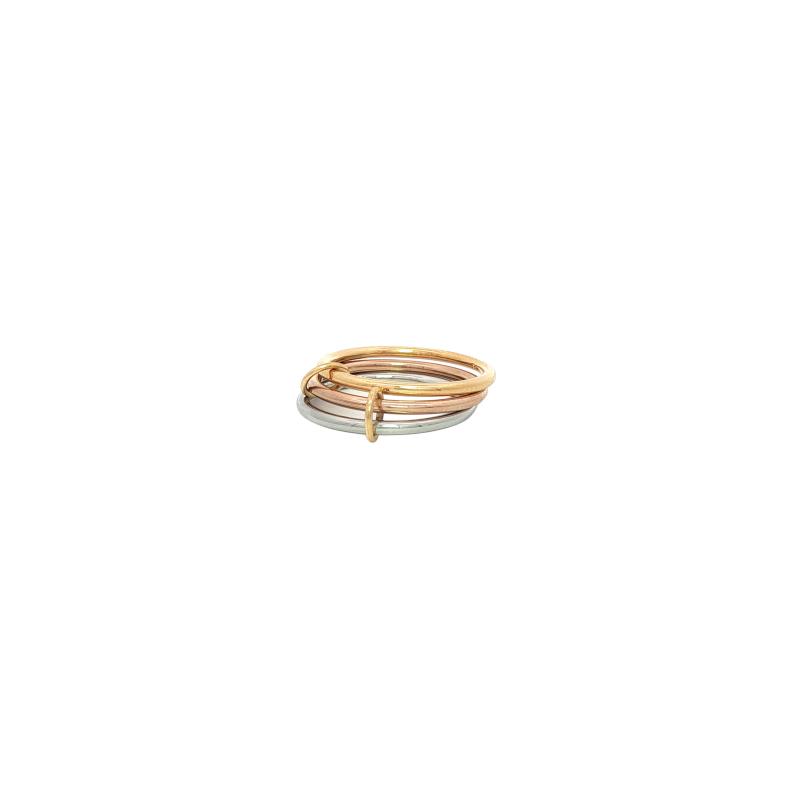 Thin Trinity Bender Stackable Ring