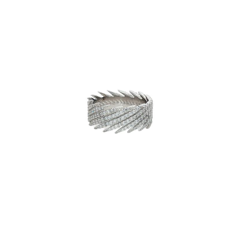 OS Crystal Spiral Ring 