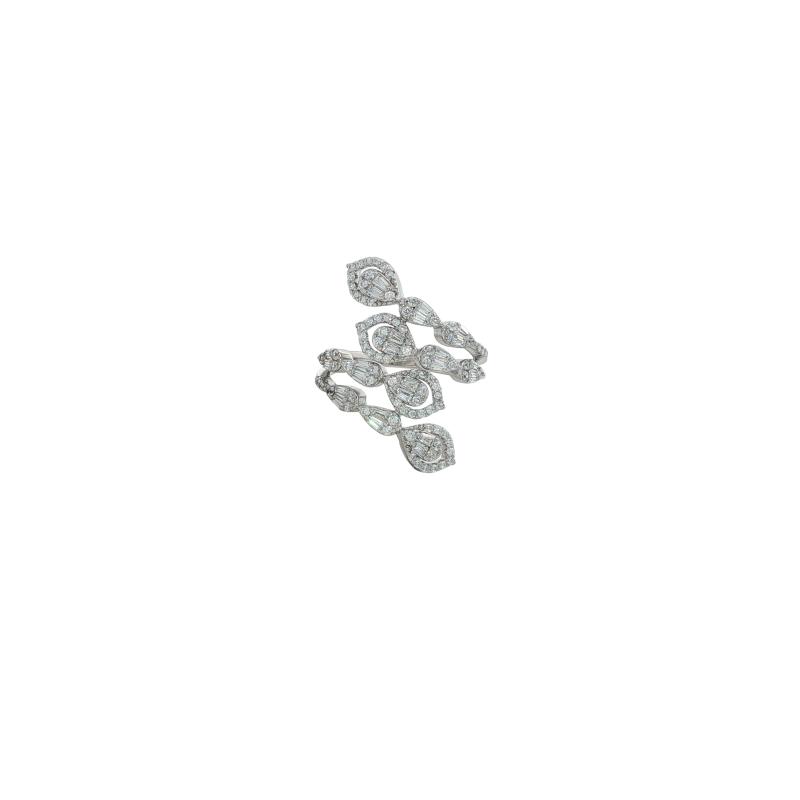 OS Multi layer Pear Marquise Ring