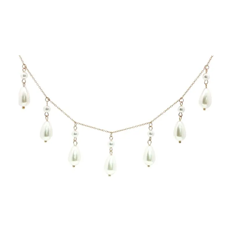 Akoya Pearls Drop Necklace