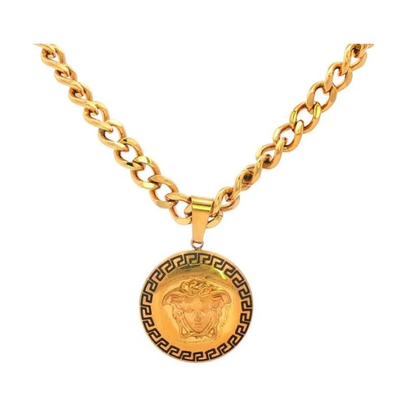VER - Medusa w Med Chain Necklace
