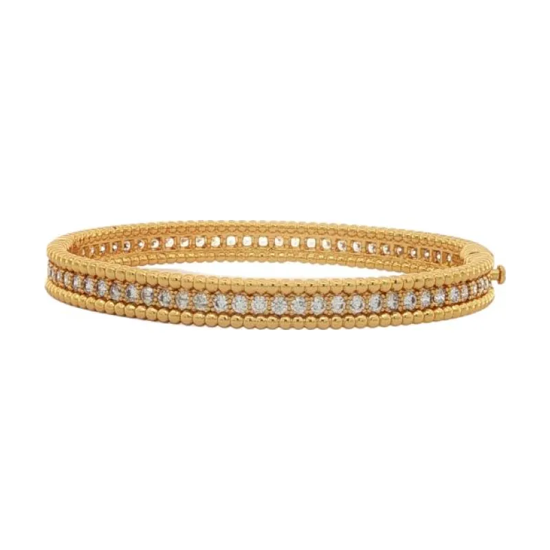 VCA Full Diamond Bangle Thin 