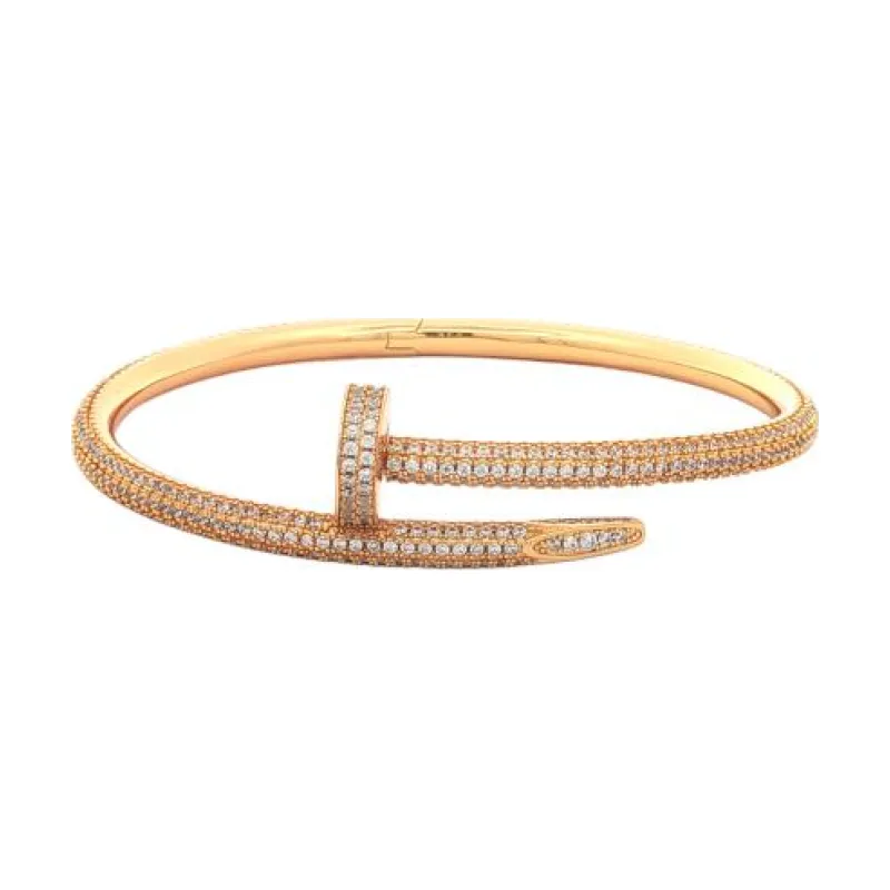 CAR Full Stone Nail Bangle