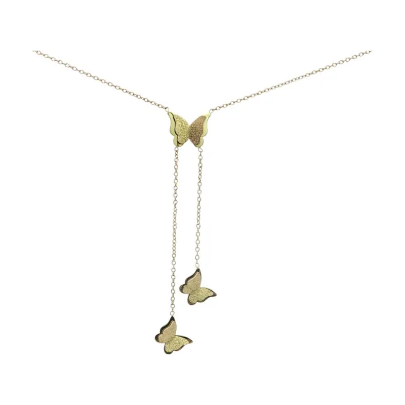 3D Butterflies Necklace