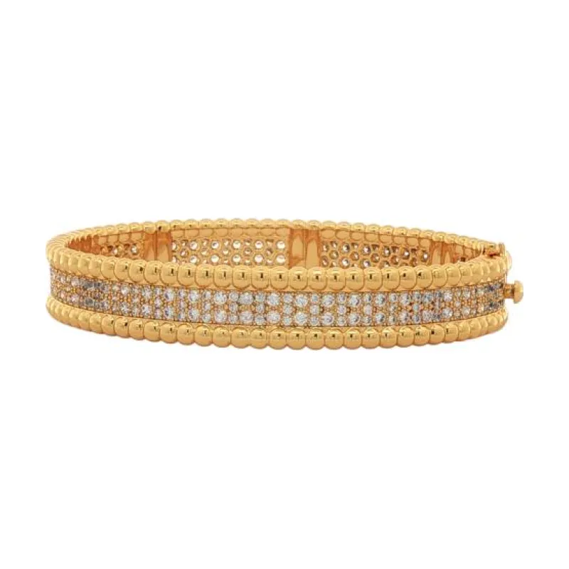 VCA Full Diamond Bangle Thick