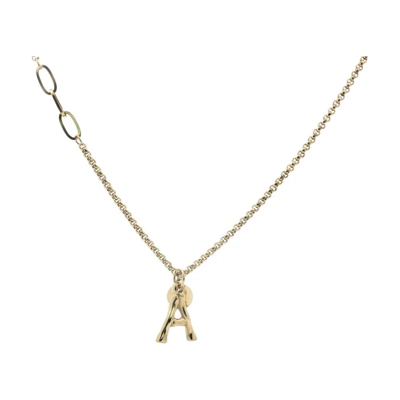 Bamboo English Letter Necklace