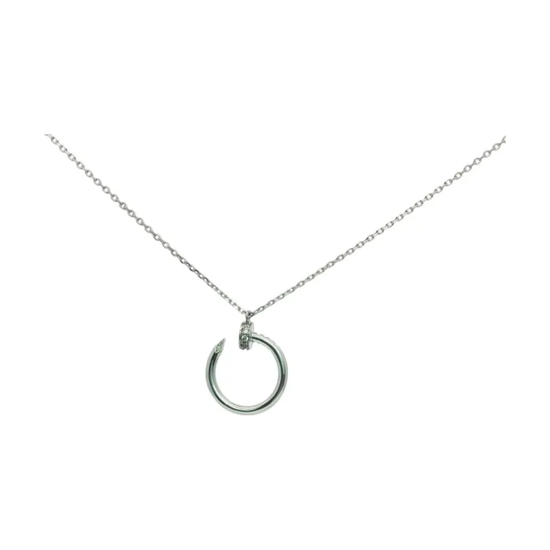 CAR - Nail w Stones Necklace