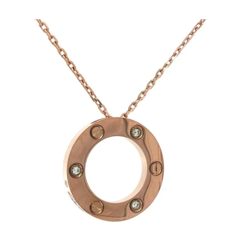 CAR - Big Alt Stone Love Necklace