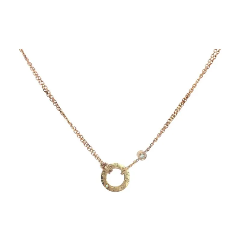 CAR - Med Love w D2 Chains Necklace