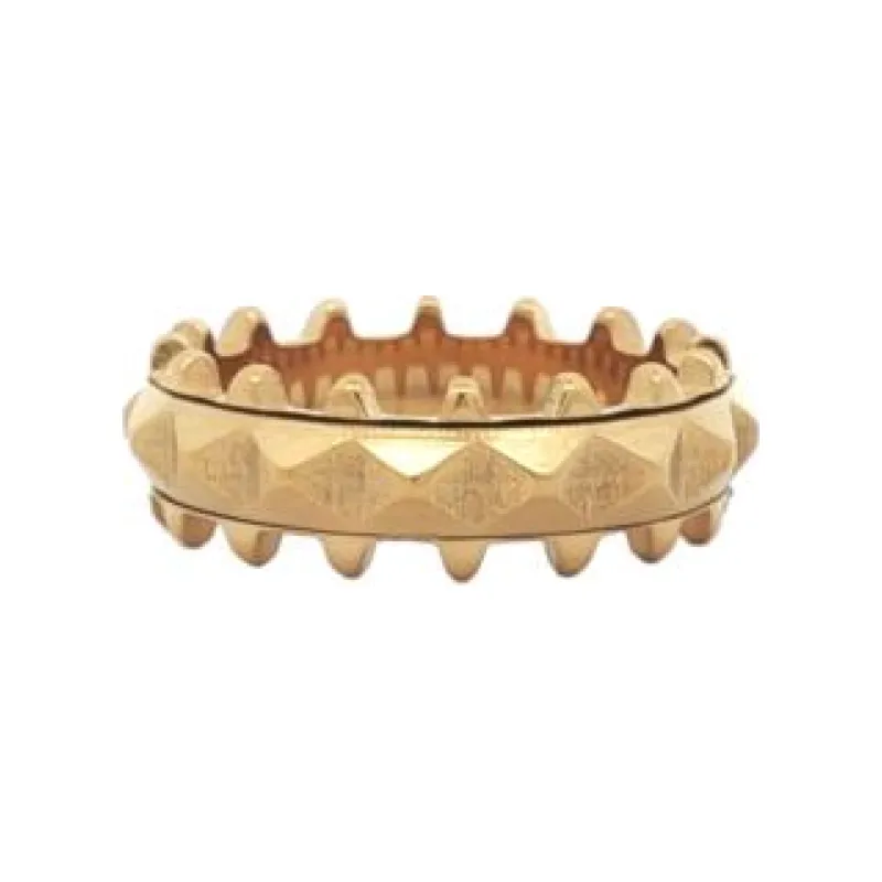 Geometric Pyramids & Spikes Ring