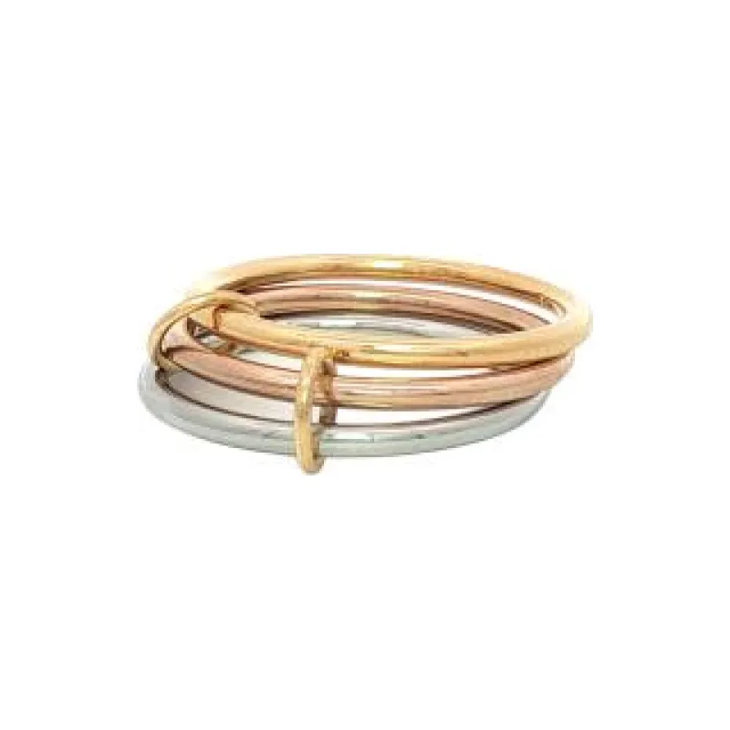 Thin Trinity Bender Stackable Ring