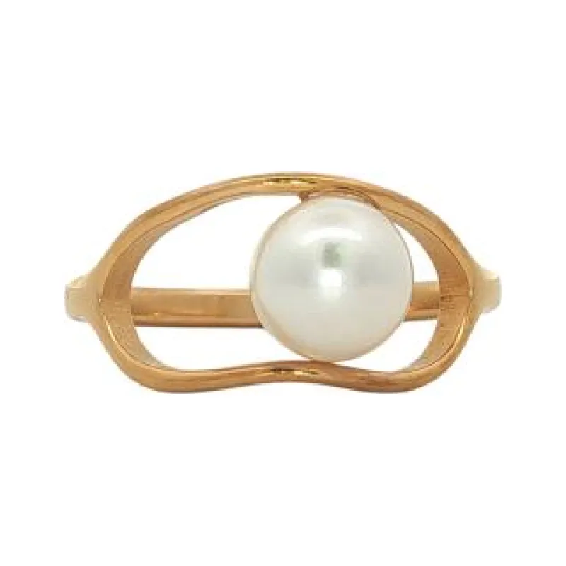 Loop Pearl Ring