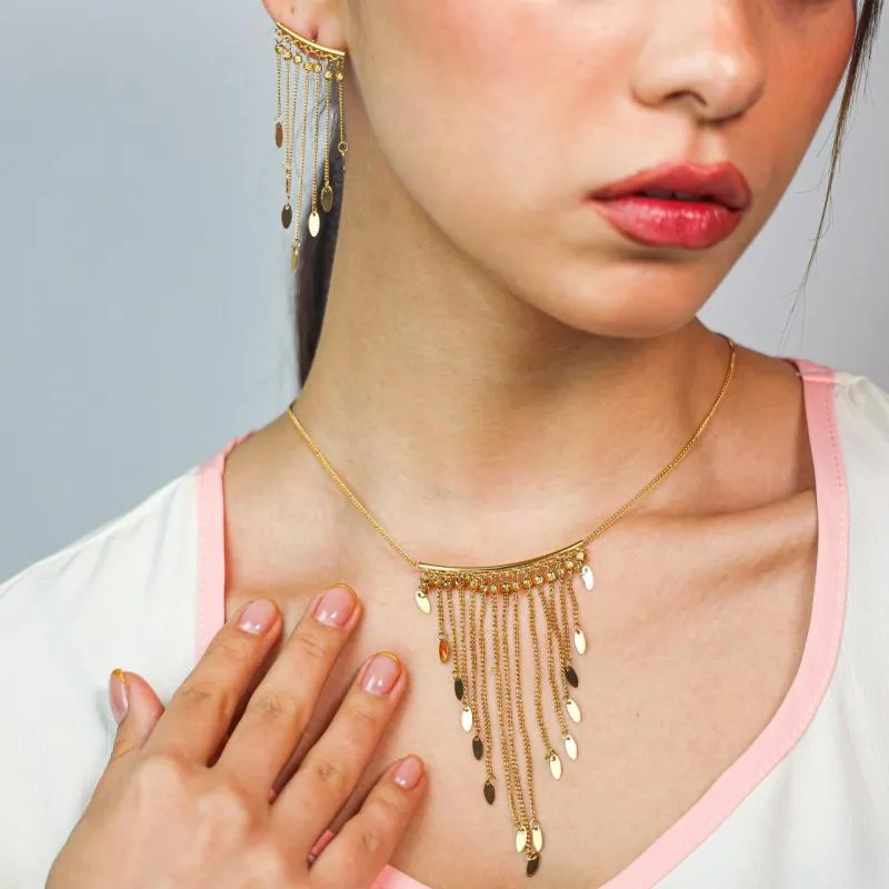 Set - Beads with Oval Pendants