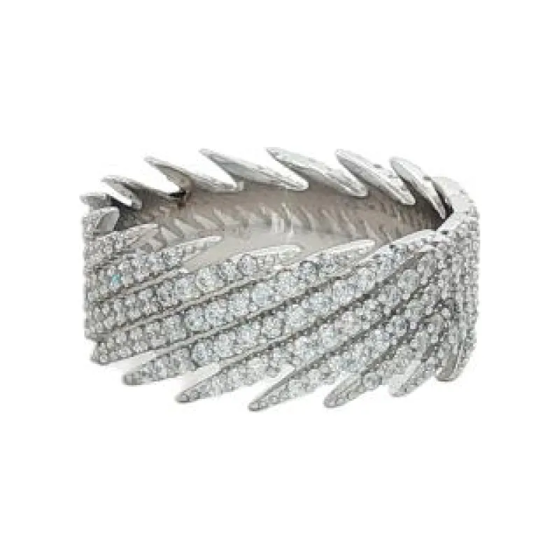 OS Crystal Spiral Ring 
