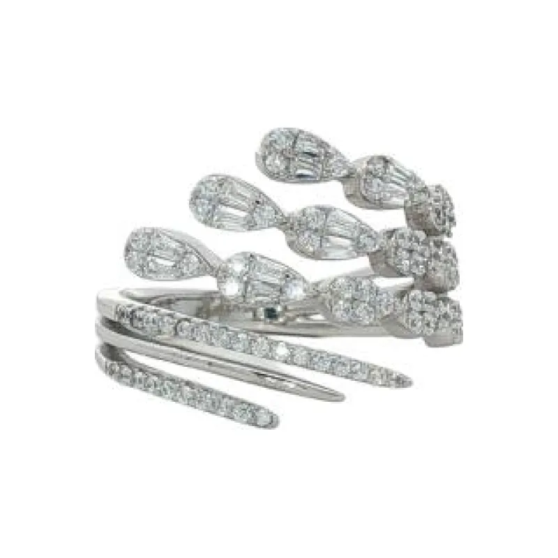 OS Triple Pear Head tail Ring 