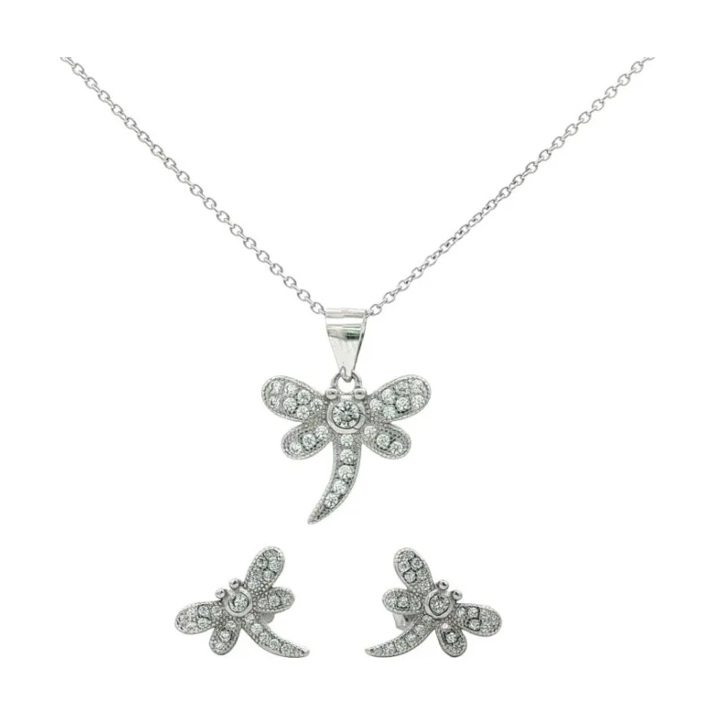 OS Set Full Stone diamond Dragonfly
