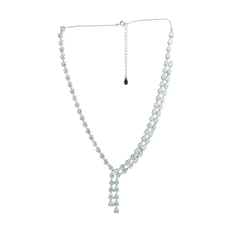 OS - Pear Cascading Diamond Choker