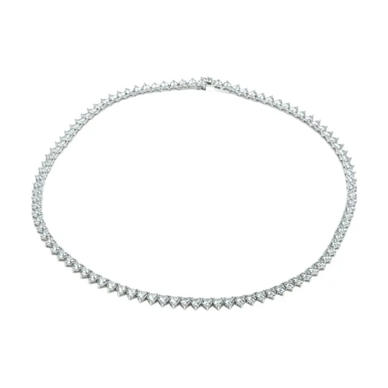 OS Moissantie Luxury Med Hearts Necklace