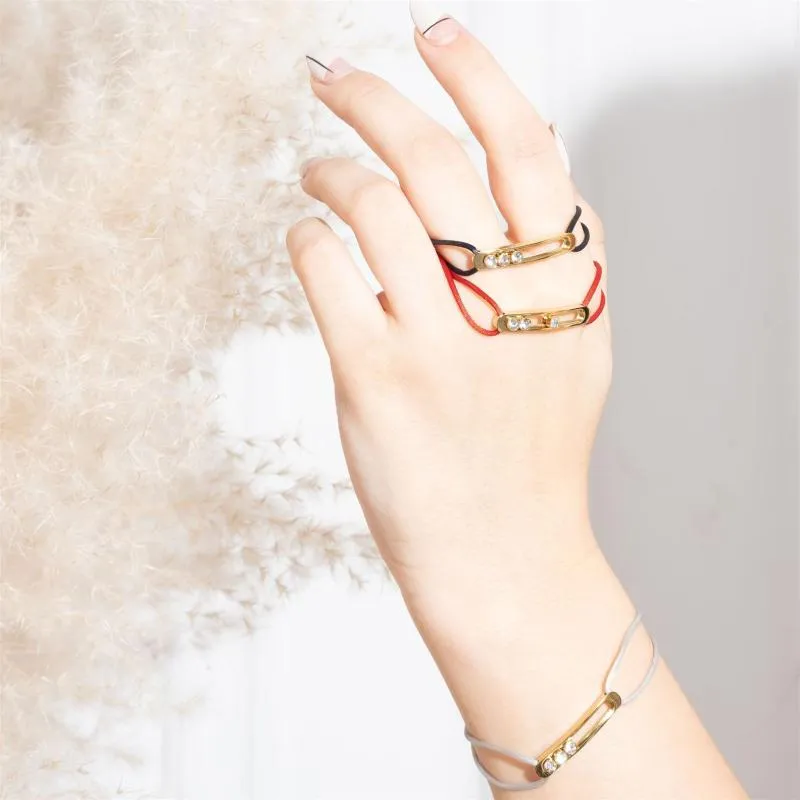 MES - Pin w Thread Bracelet