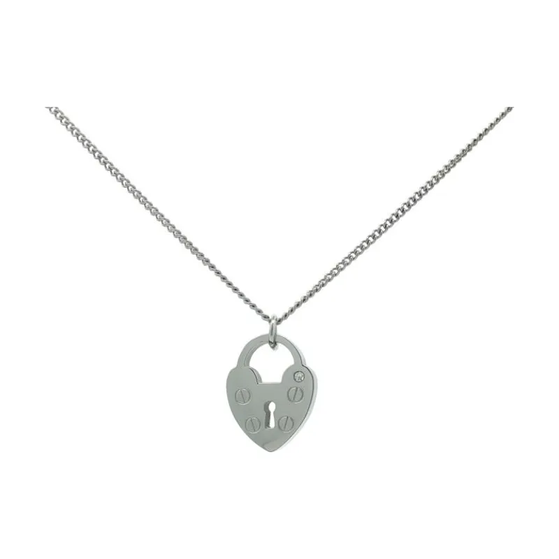 CAR - Heart Padlock Necklace 2