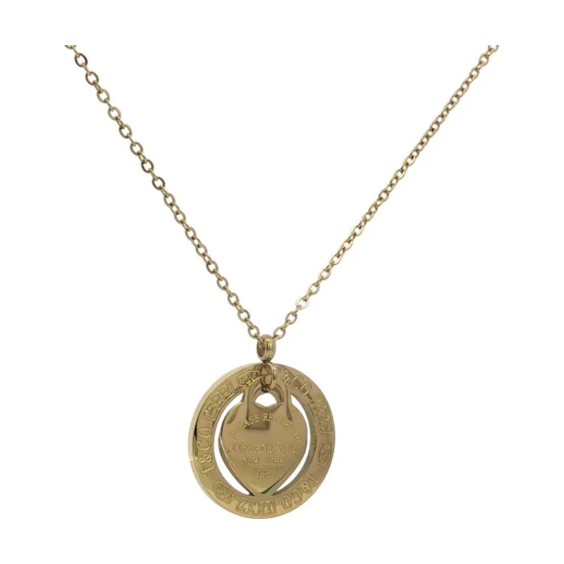TIF - Circle Hearts Necklace
