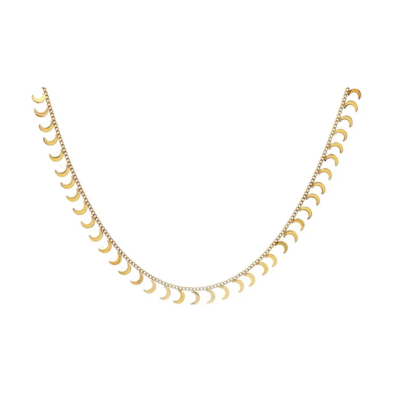 Tiny Half Moon Choker
