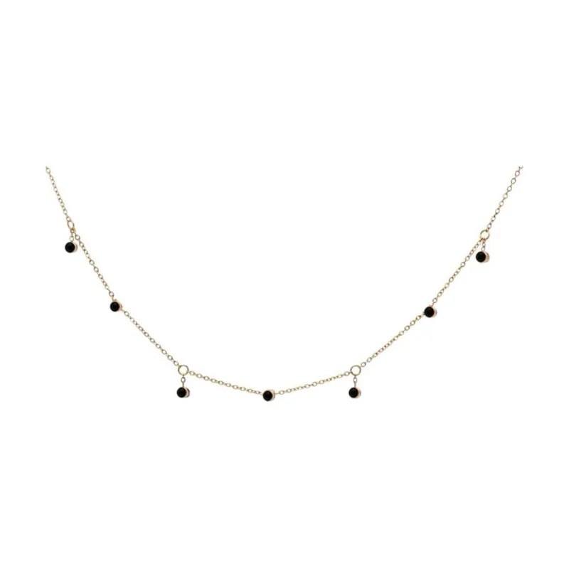 Alt Small Green D Studs Choker
