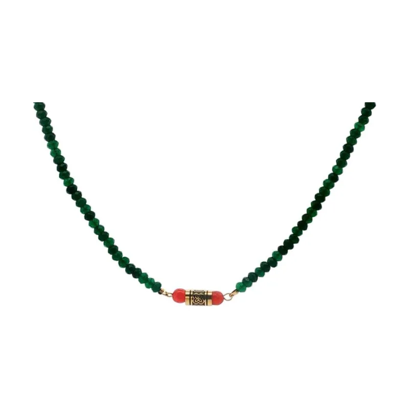 Capsule w Beads Choker