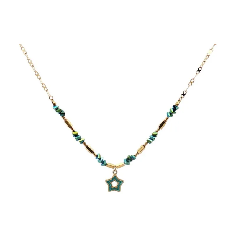 Star Shape Stones w Nut Choker