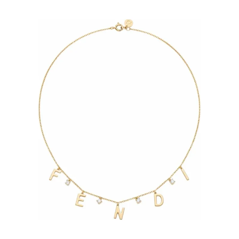 FEN - Text Logo w Studs Choker