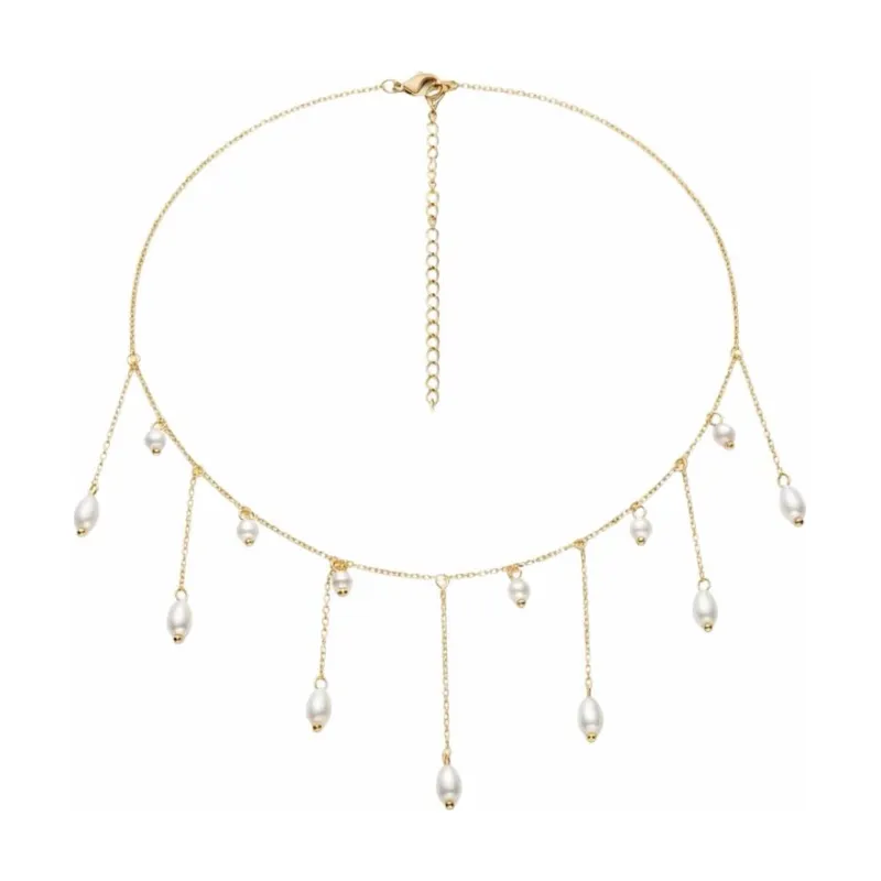 Alt Pearls Drop Choker