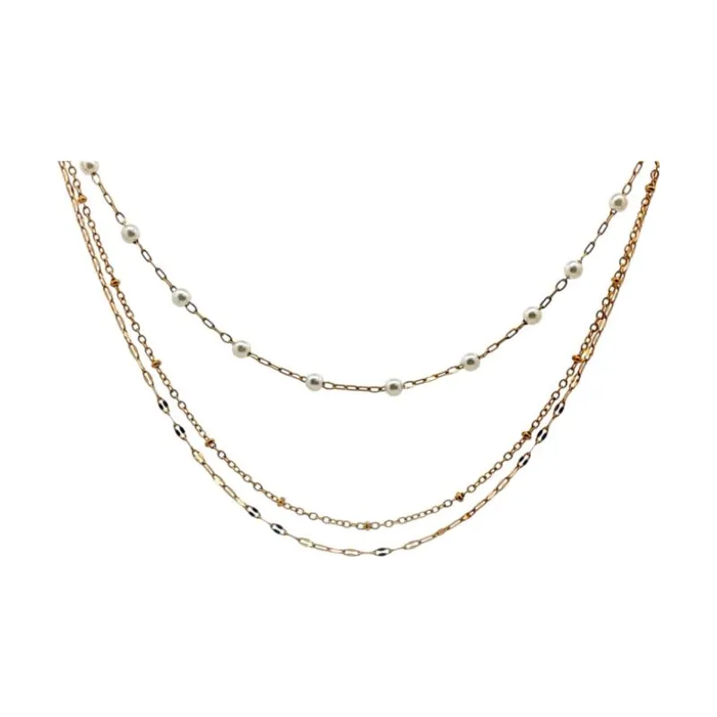 Tri Chains Necklace