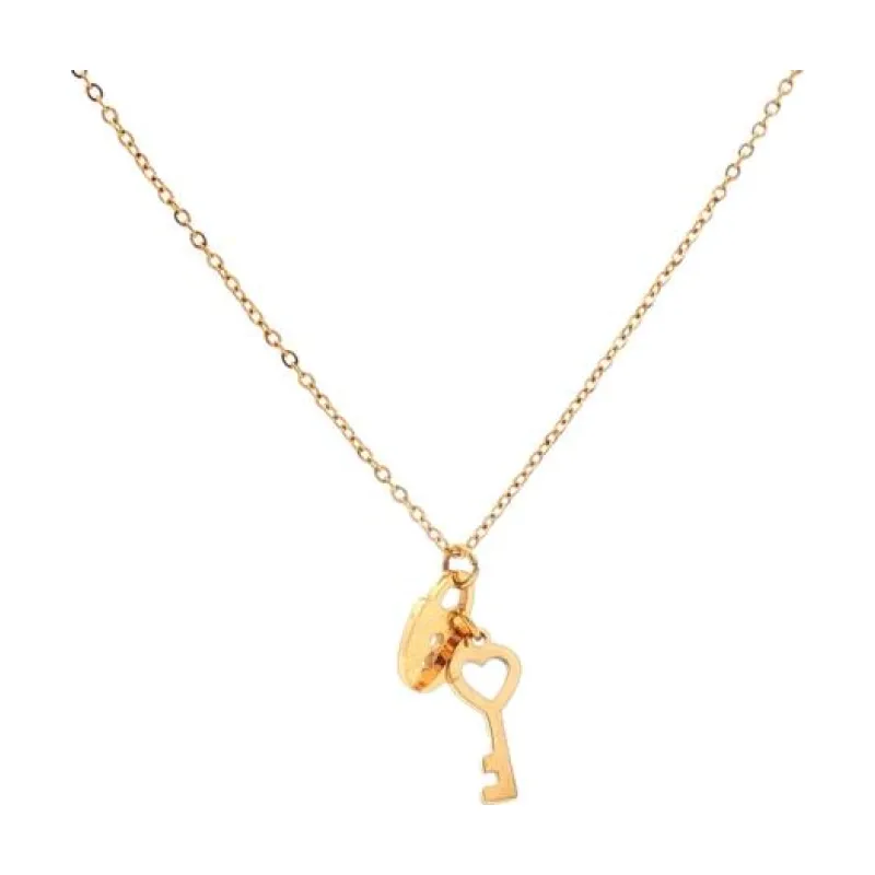 Lock and Key Necklace