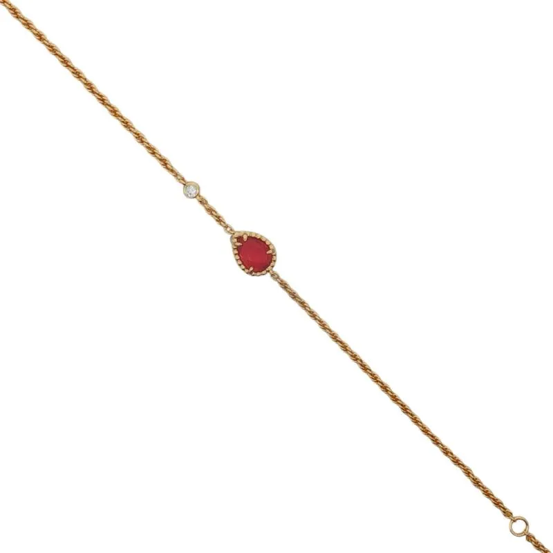 Bo - 1 Gem Stone Bracelet