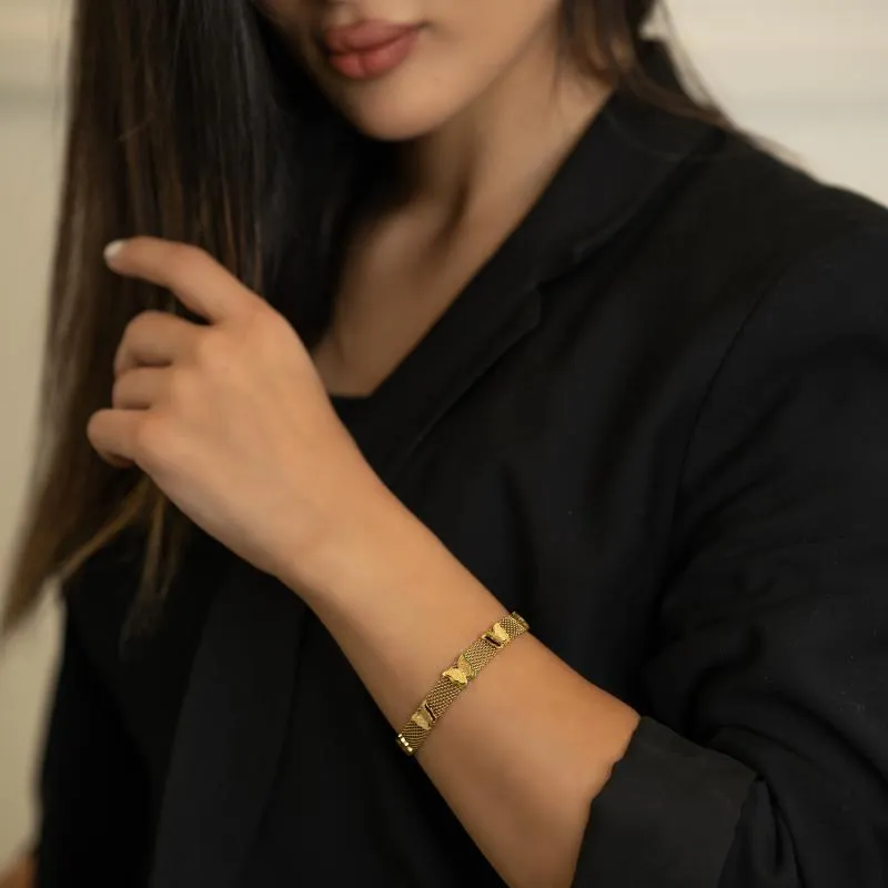 Butterflies Bracelet (Thick )
