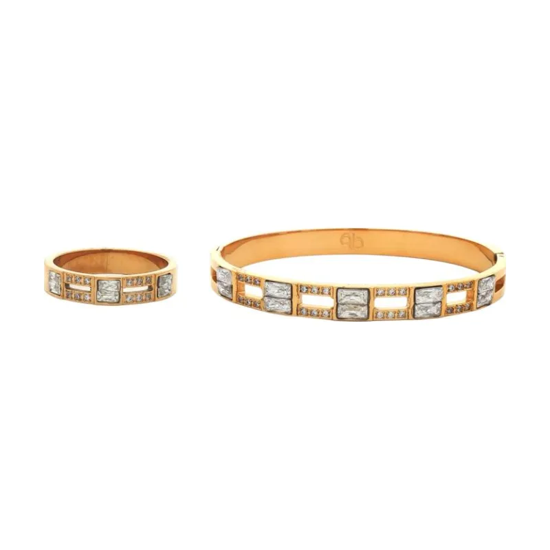 Bangle Set - Geometric Duo