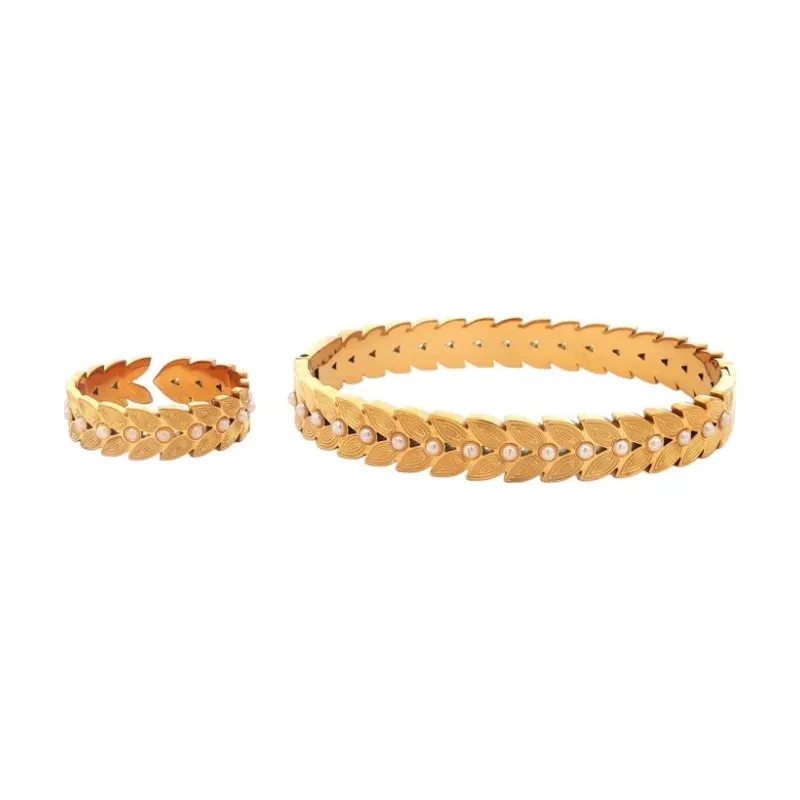 Bangle Set - Laurel Pearl (G)