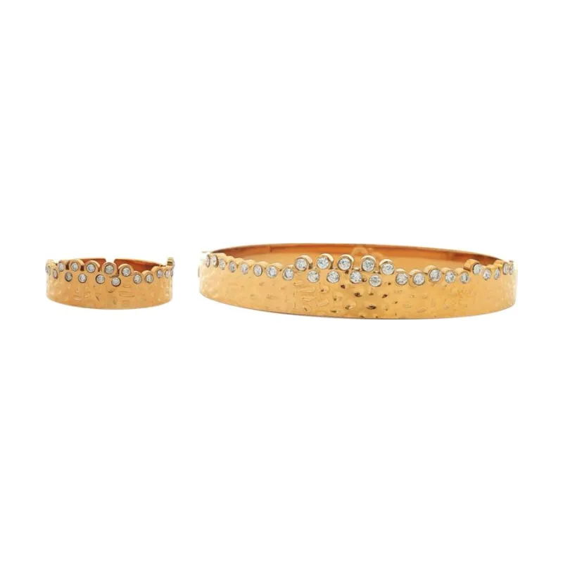 Bangle Set - Crown Crest Duo (G)
