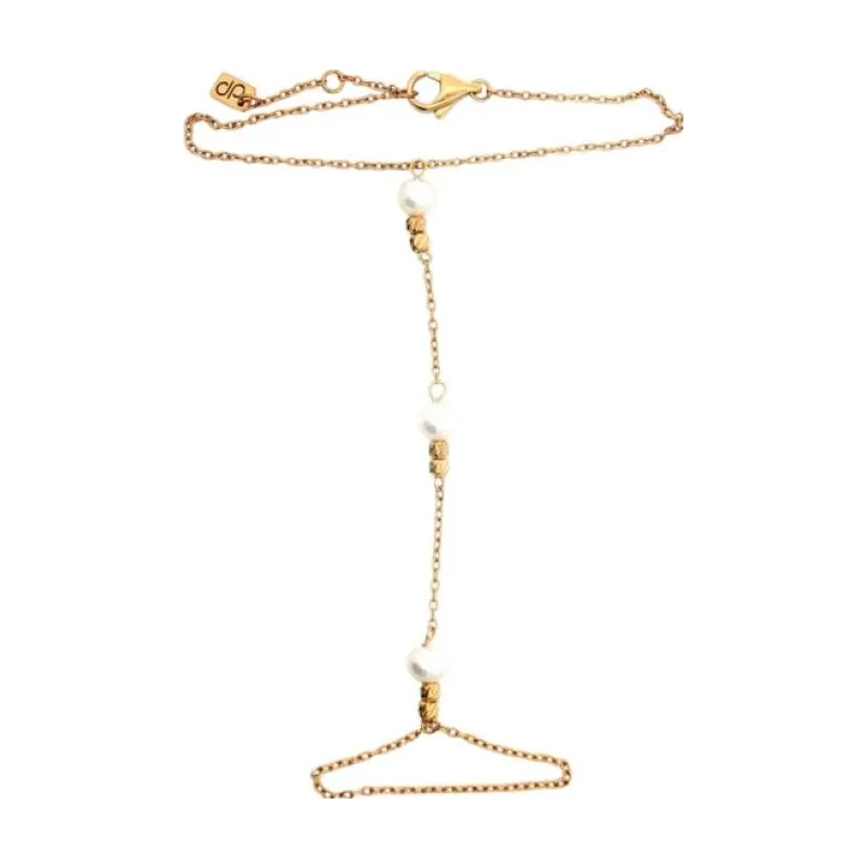 Tri Pearl Ring Bracelet (G)