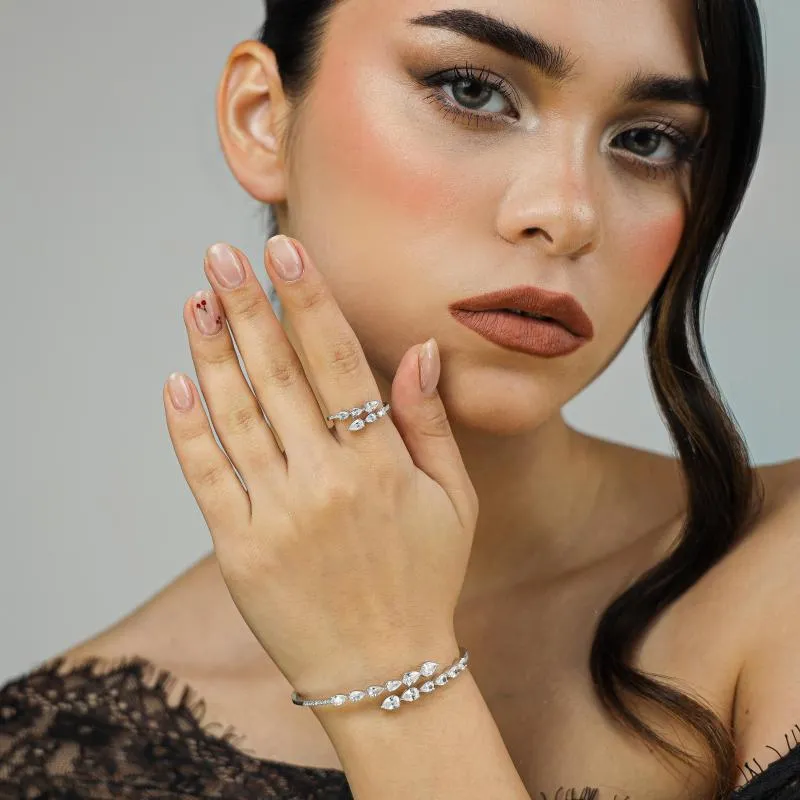 SA Bangle Set - 6 Teardrops (S)