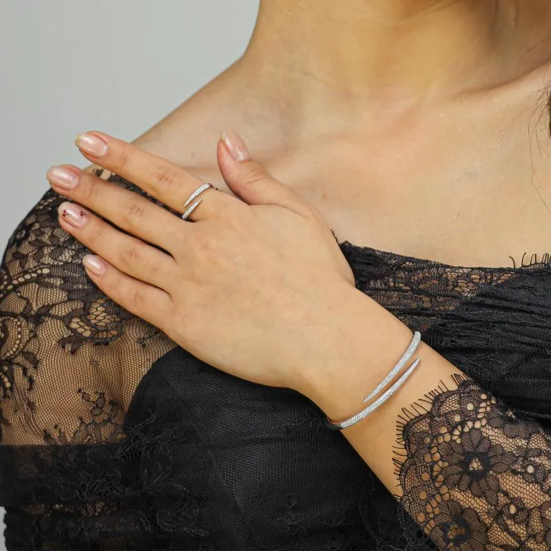 SA Bangle Set - FS Double Headed Nail (S)