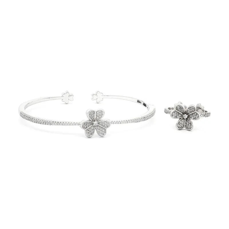 SA Bangle Set - End to End FS Flowers (S)