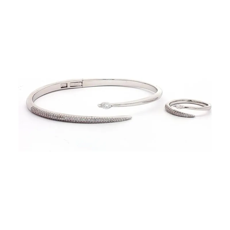 SA Bangle Set - Semi FS Nail w Marquise (S)