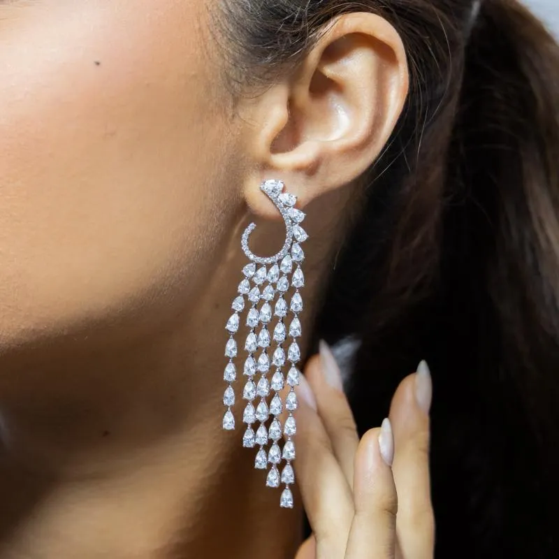 SA Earrings - Spiral Chandelier