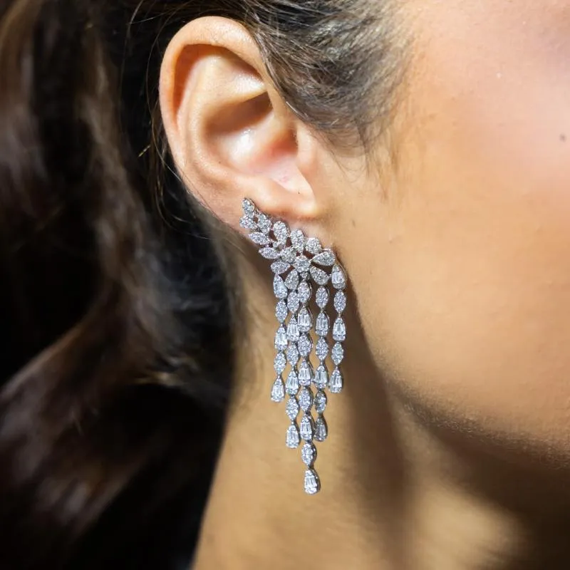 SA Earrings - Waterfall Wing Drop (S)